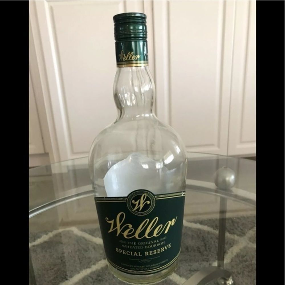 Weller - special reserve empty bourbon bottle